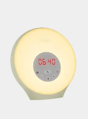 Lumie Sunrise Alarm - Sunrise Wake-up Alarm, Sunset Sleep Feature, Sounds and Mood Lighting, White