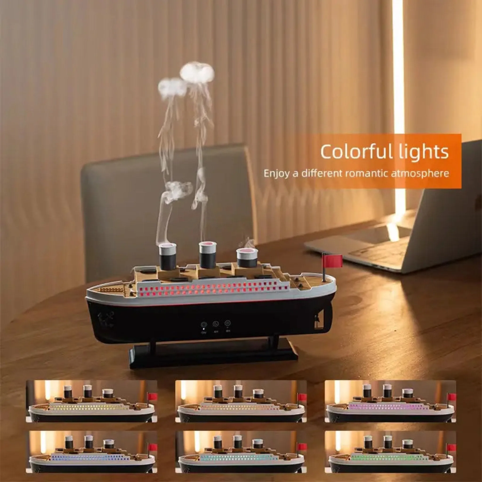 Luxury Aroma Diffuser – 250ml with Remote Control