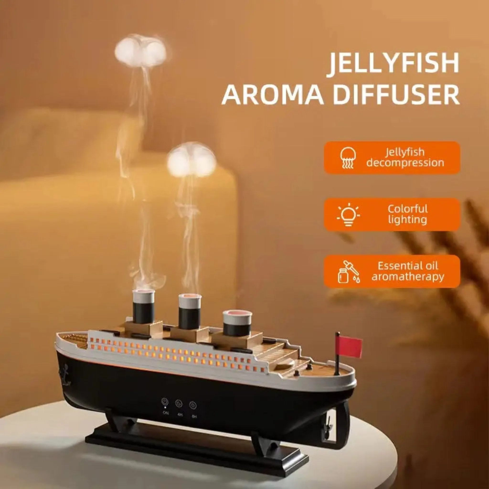 Luxury Aroma Diffuser – 250ml with Remote Control