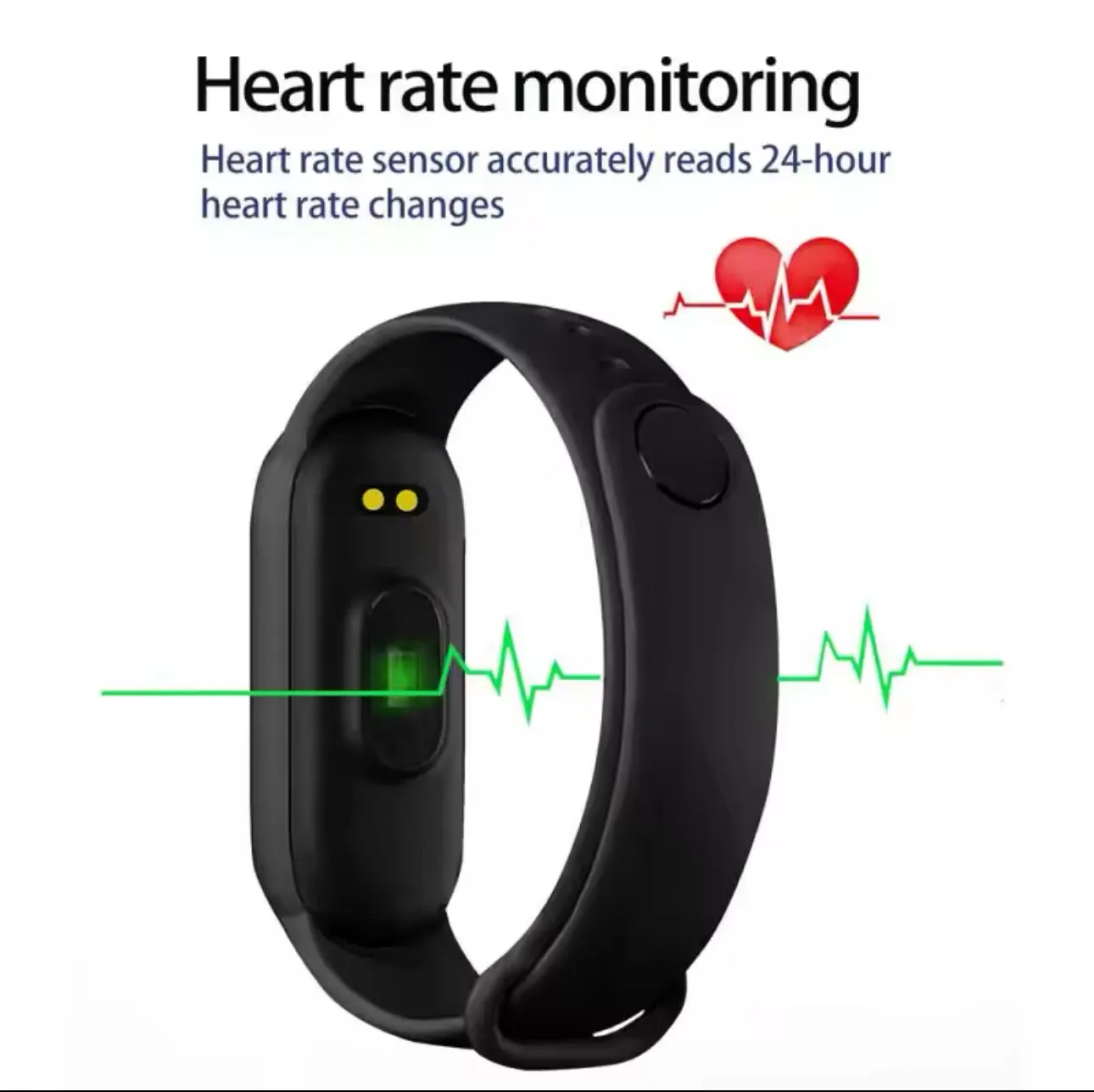 M7 Smart Watch Men Women Fitness Smart Bracelet Sports Band Heart Rate Blood Pressure Monitor Waterproof Multi-function Watches