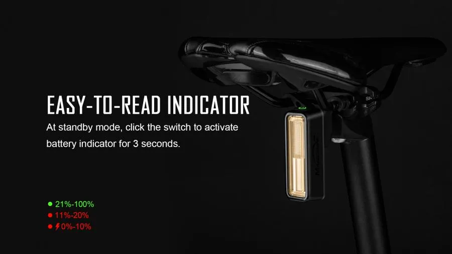 Magicshine SEEMEE 180 V2.0 Smart Rear Light - 180 Lumens
