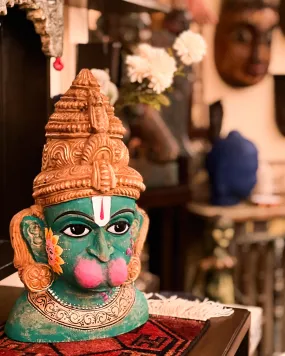 Mahavir: Handpainted Hanuman Head