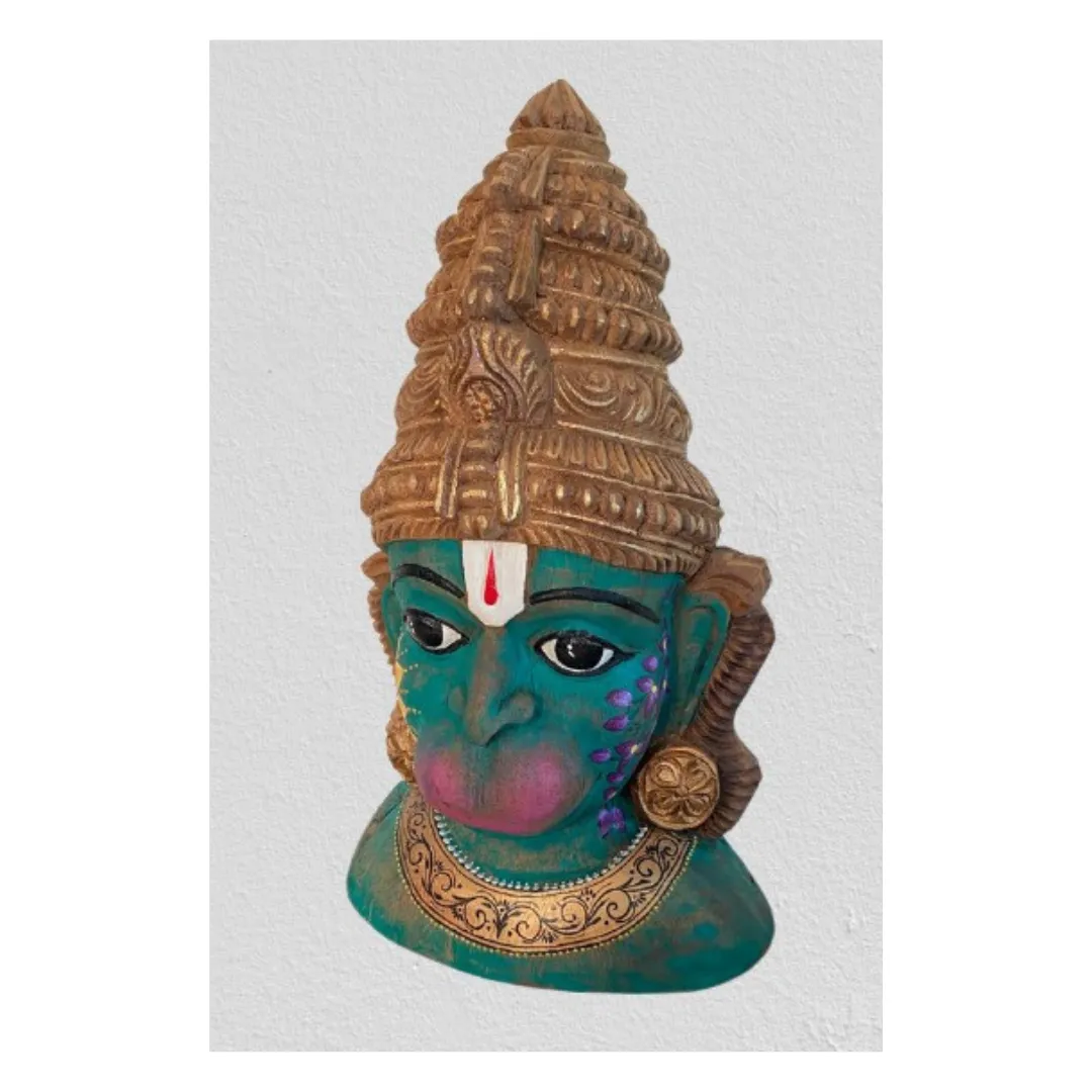 Mahavir: Handpainted Hanuman Head
