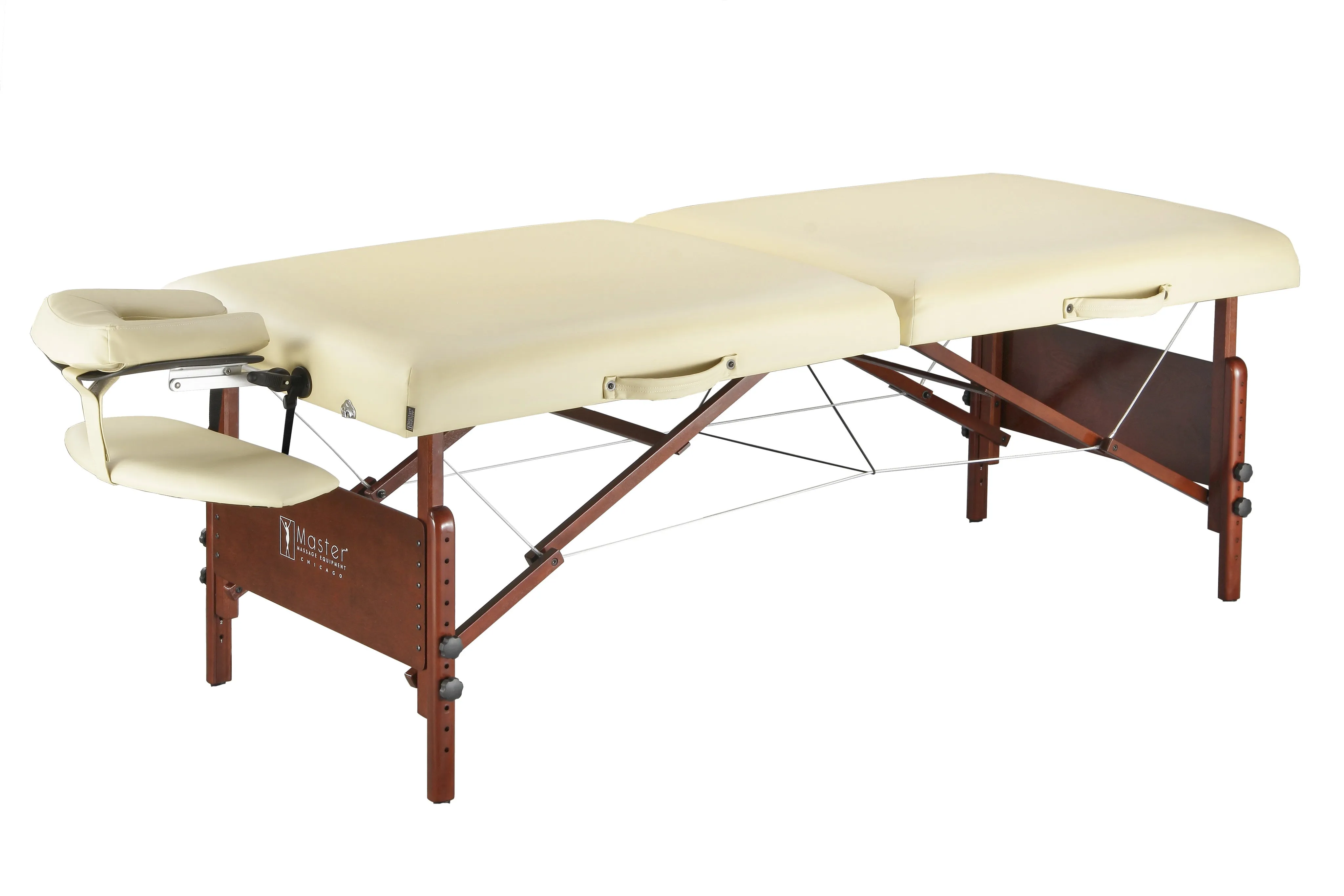 Master Massage 30" DEL RAY™ Portable Massage Table Package (Sand Color) with Ambient Light System