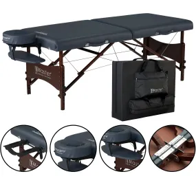 Master Massage 30" Newport™ Portable Massage Table Package with Best Selling Size (Royal Blue)