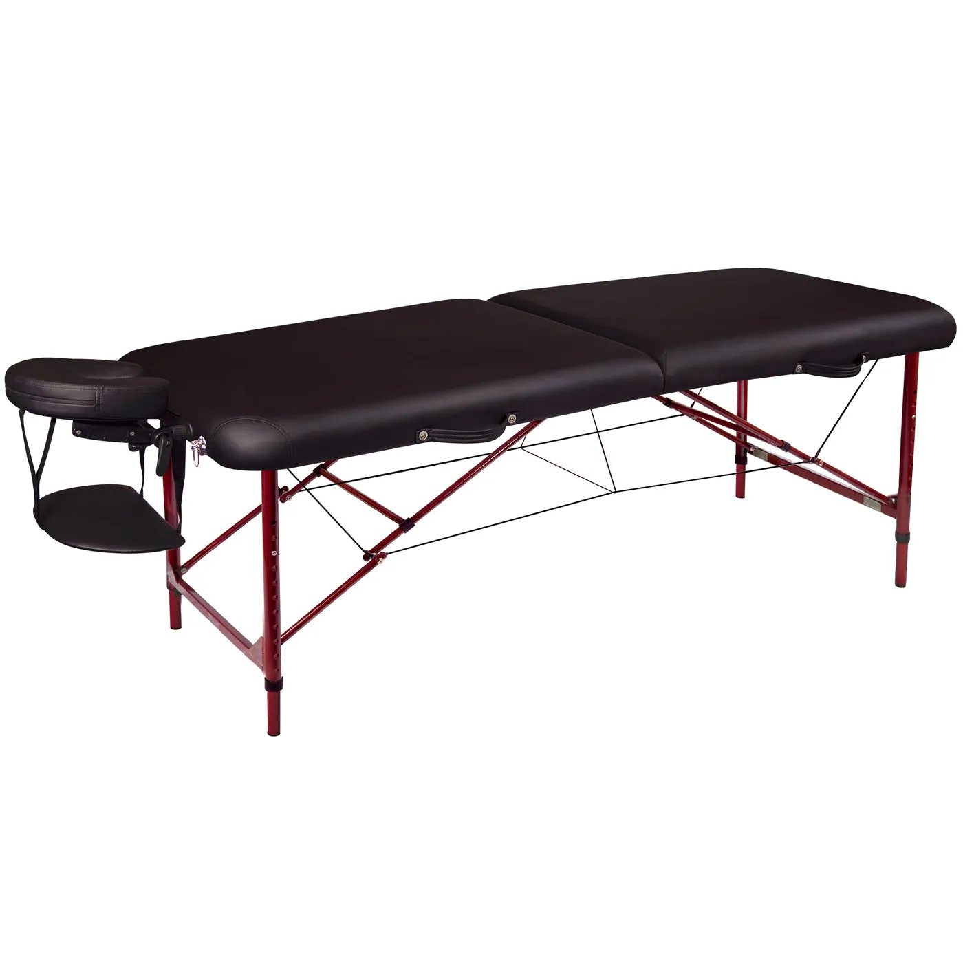 Master Massage 70cm ZEPHYR Portable Aluminium Massage Table Package - The ideal platform for ANY Beginning Massage Therapists! (Black Color)