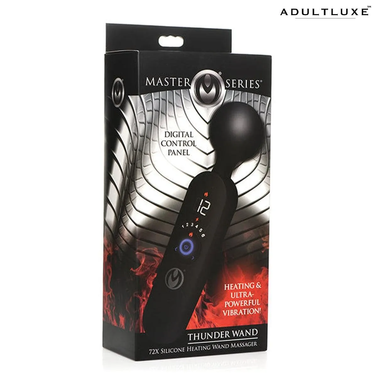 Master Series Thunder Silicone Heating Wand Massager