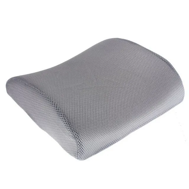 Memory Foam Lumbar Back Support Cushion Pillow for Car Auto Seat Massage Neck Pillow Home Office Breathable Cushion