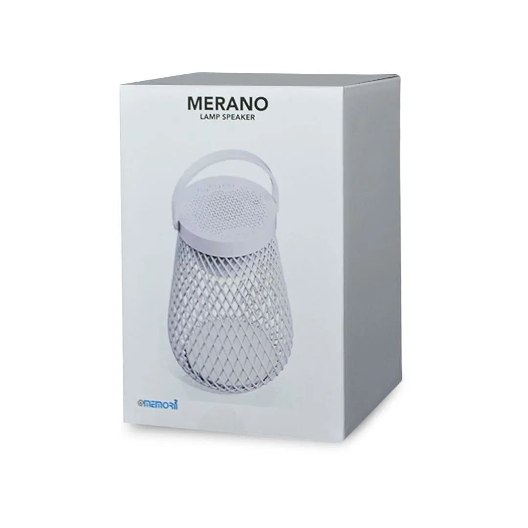 MERANO  @memorii مكبر صوت لاسلكي  أبيض