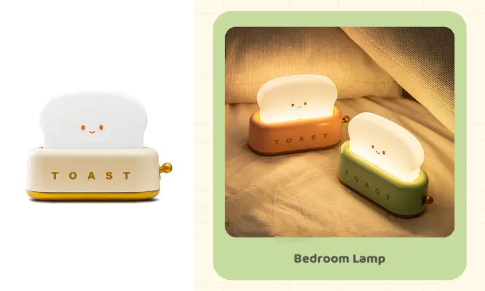 Mini Night Lights Toaster Lamp For Kids