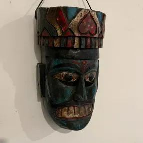 Mukhauta 5 : Vintage Wooden  Mask Nepali (1.5 feet)