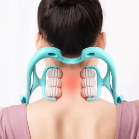 Multifunctional Massager Six-wheel Neck Relieve Roller Massage Tool