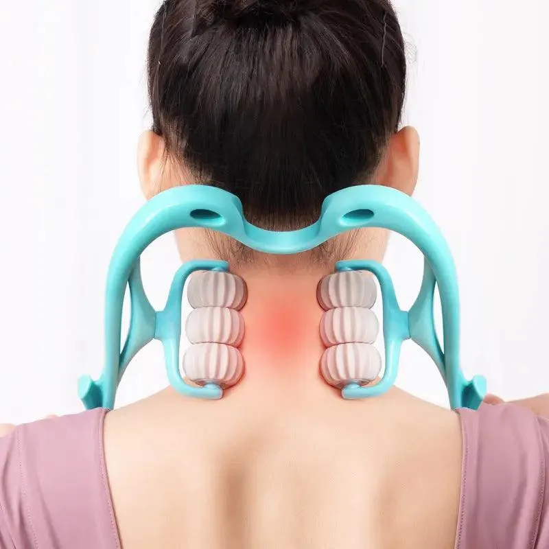 Multifunctional Massager Six-wheel Neck Relieve Roller Massage Tool