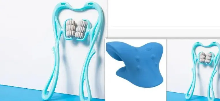 Multifunctional Massager Six-wheel Neck Relieve Roller Massage Tool