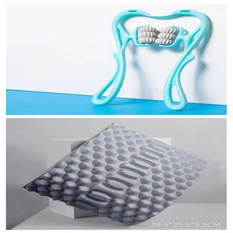 Multifunctional Massager Six-wheel Neck Relieve Roller Massage Tool