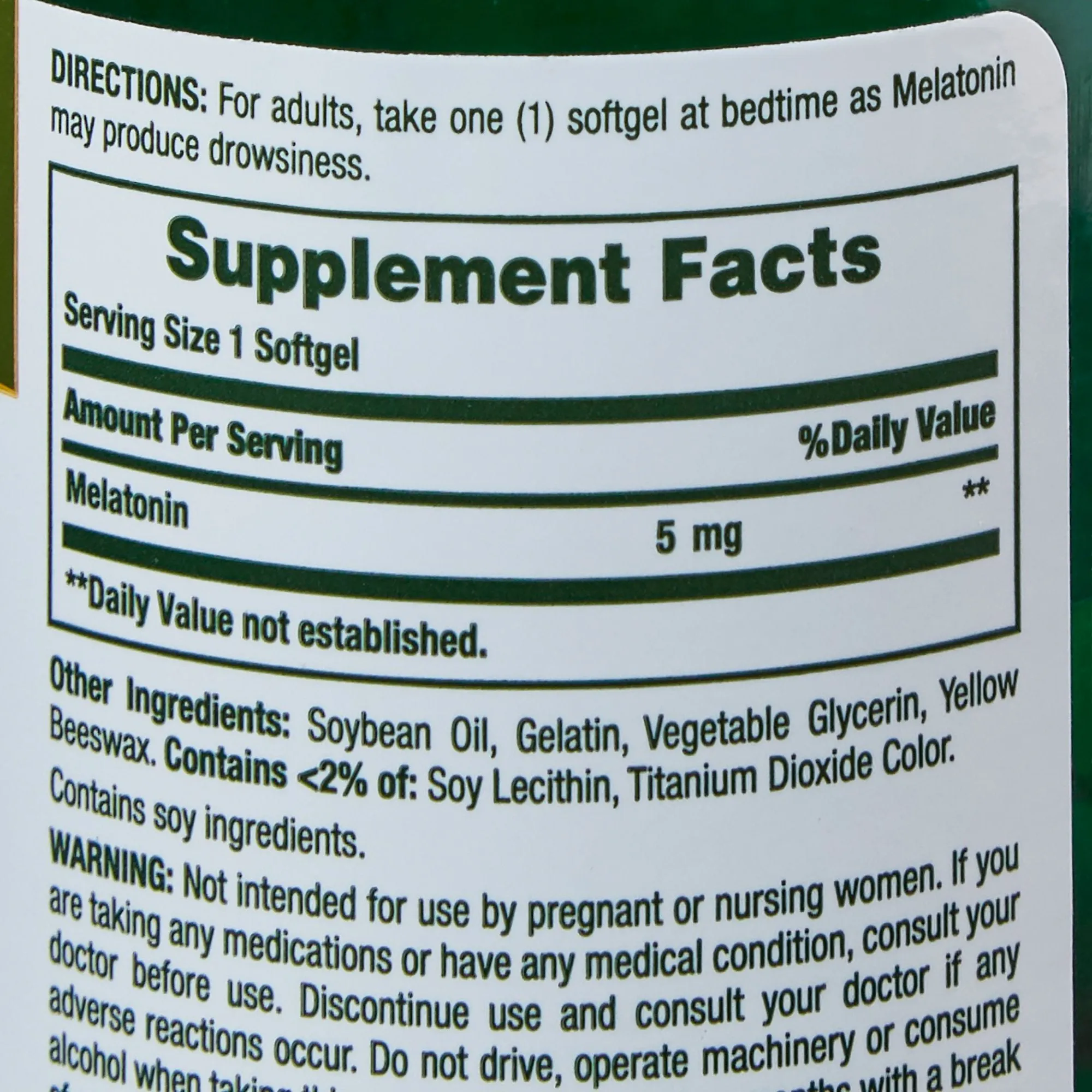 Nature's Bounty® Melatonin Natural Sleep Aid