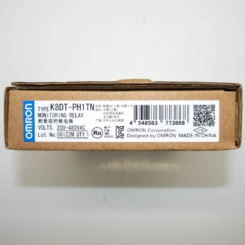 Omron 3-Phase Industrial Automation Relay K8DT-PH1TN