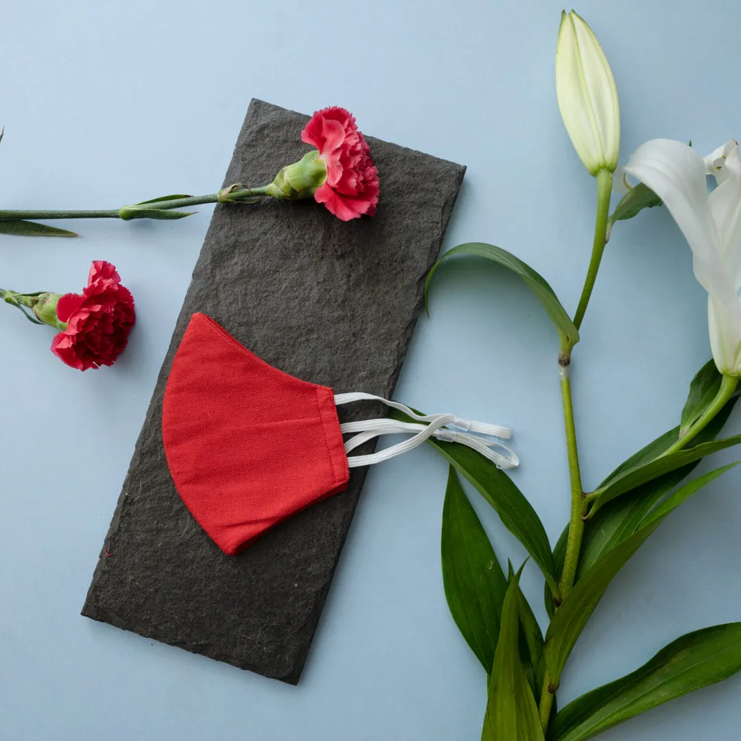 Organic Cotton Adjustable Face Mask