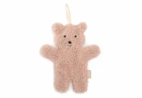Pacifier Cloth Teddy Bear - Wild Rose