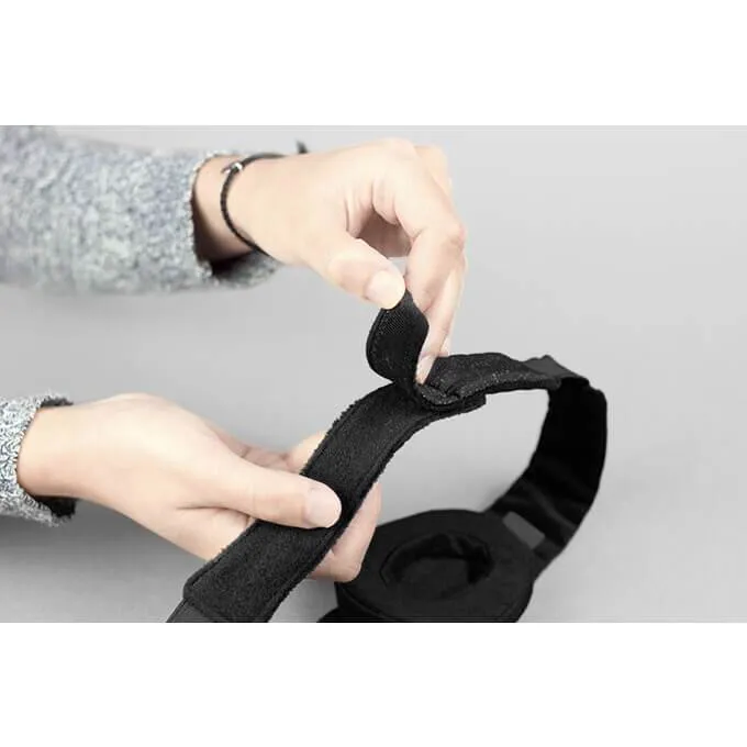 Padded Sleeping Eye Mask Adjustable Strap Modular Design 100% Blackout Light