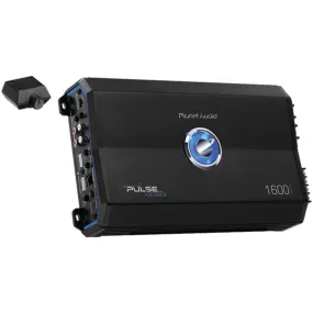Planet Audio PL1600.4 Pulse Series 4-Channel MOSFET Class AB Amp (1,600 Watts)