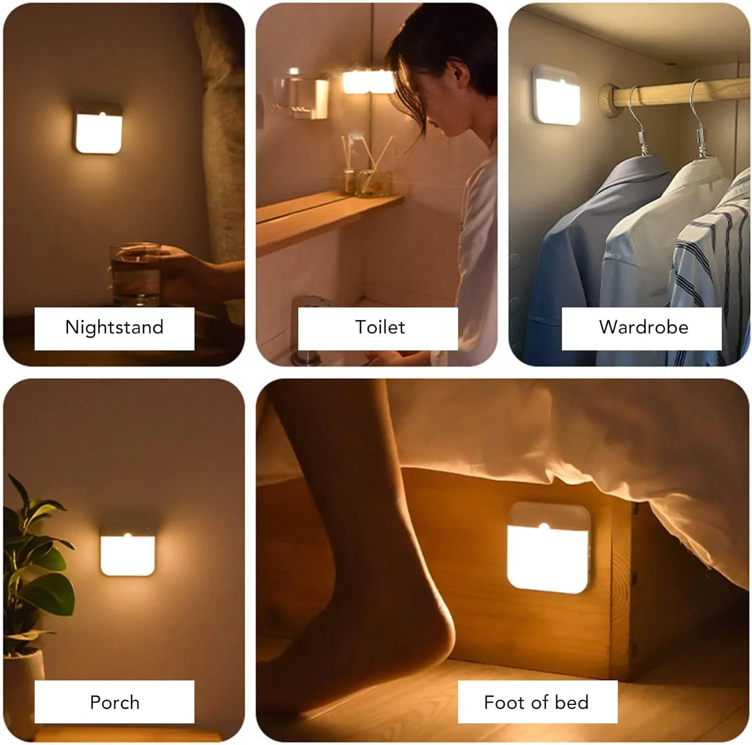 Rechargeable Motion Sensor Multi-Functional Led Night Light Bl-364