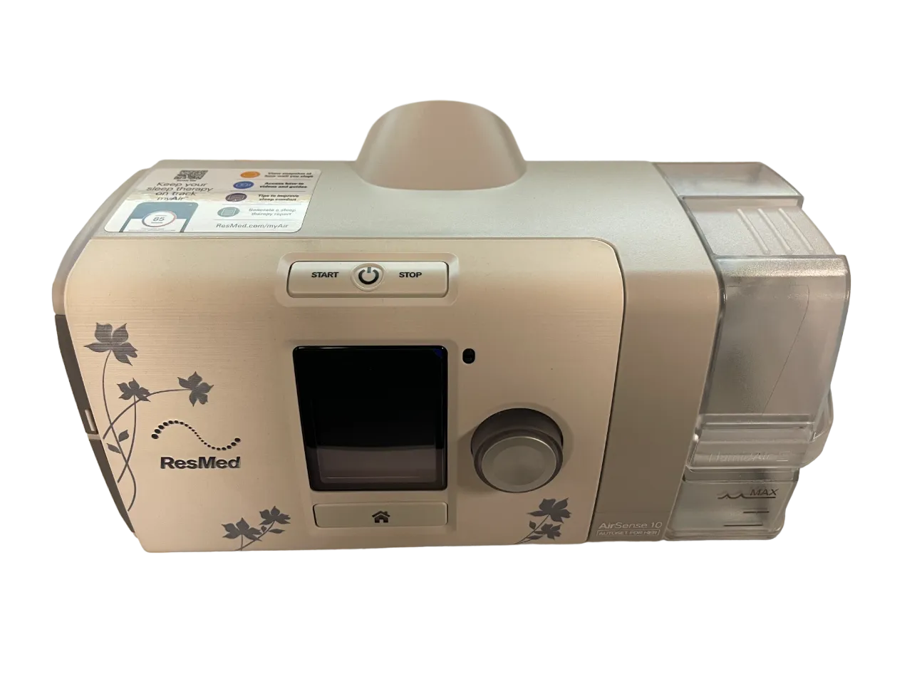 ResMed AirSense 10 AutoSet for Her w/ HumidAir and ClimateLineAir Tube - Certified Pre Owned