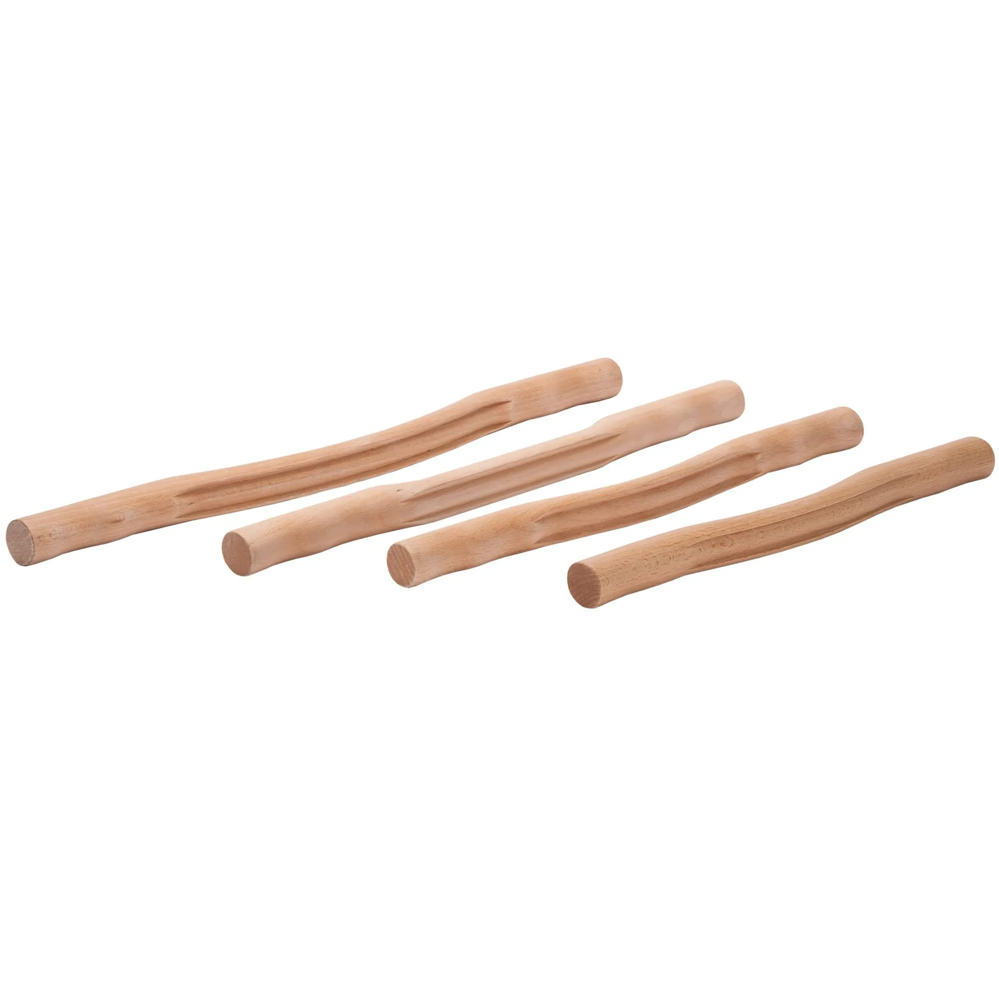 Set of 4 Natural Wood Gua Sha Scraping Sticks