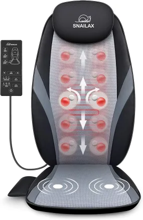 Shiatsu Massage Cushion with Heat Massage Chair Pad Kneading Back Massager