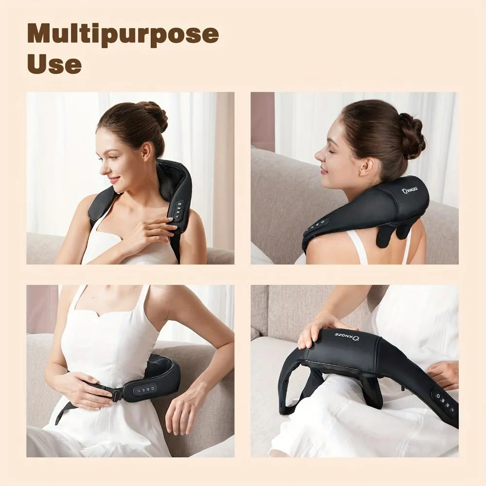 shiatsu neck pillow shoulder kneading thermal selfcare therapy massager ✈️ free.shipping