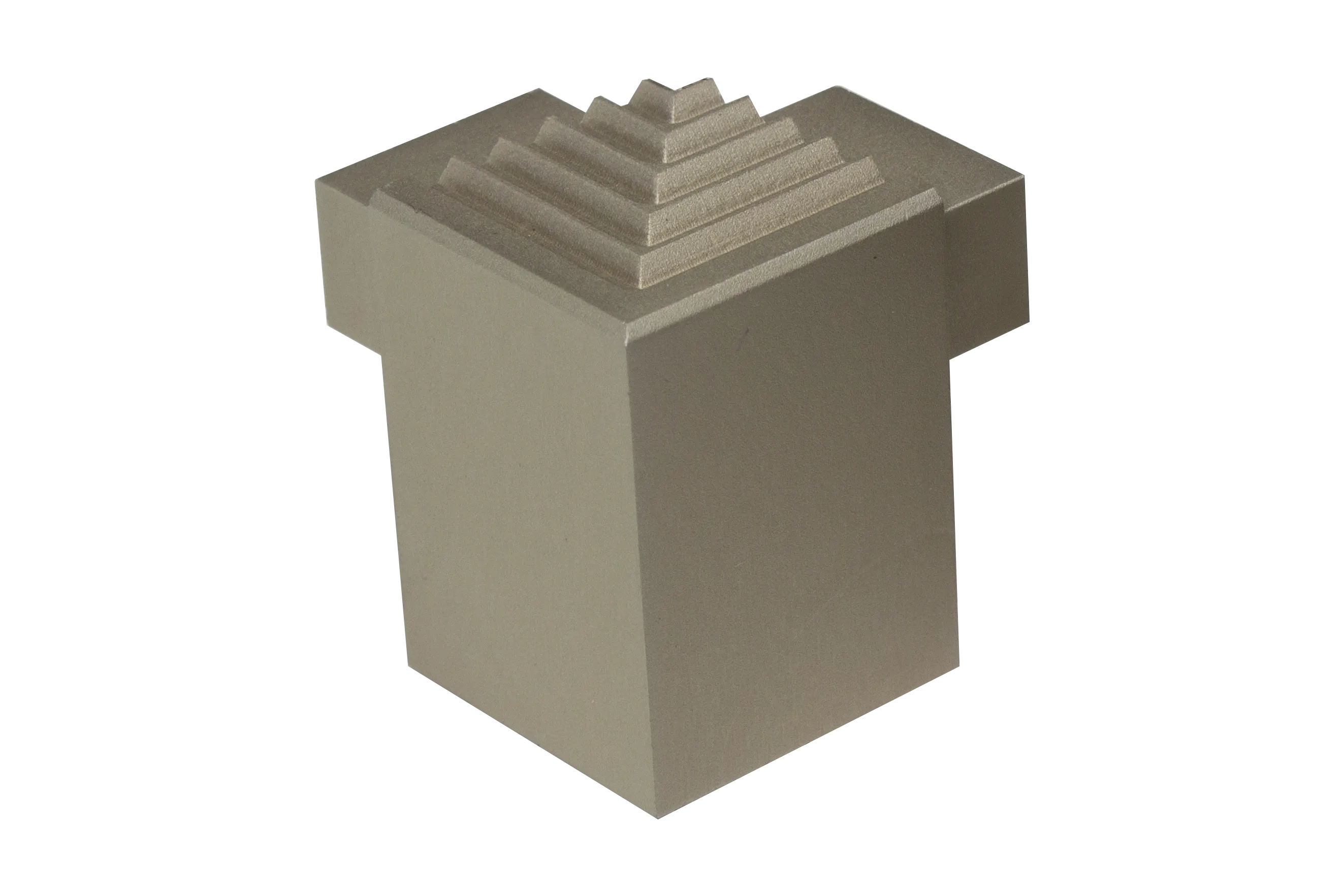 SQUARESTEP LED External corner - 7/16 - champagne anodized - aluminum