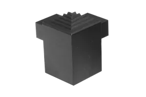 SQUARESTEP LED External corner - 7/16 - matte black anodized - aluminum