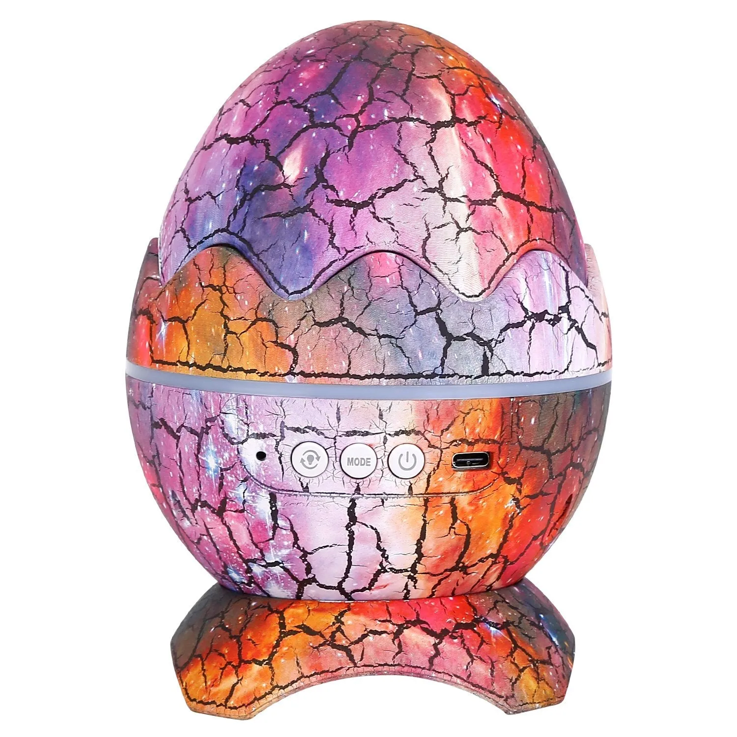 Star Project Lamp Galaxy Light Dinosaur Egg with Wireless Speaker and Remote Control