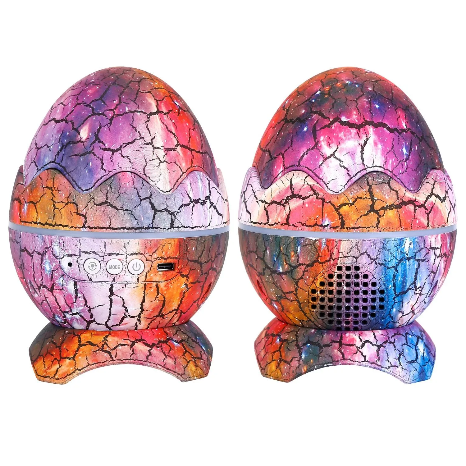 Star Project Lamp Galaxy Light Dinosaur Egg with Wireless Speaker and Remote Control
