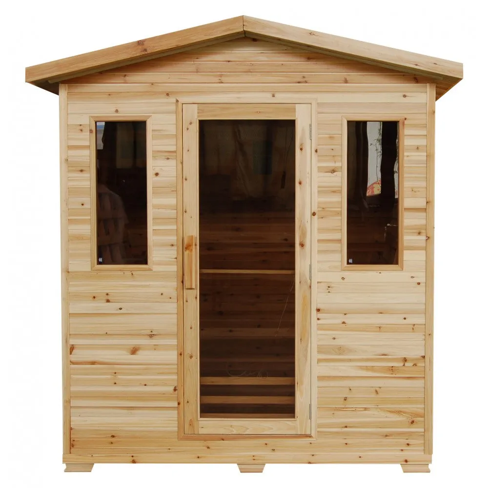 SunRay 3 Person Outdoor Sauna w/Ceramic Heater - HL300D