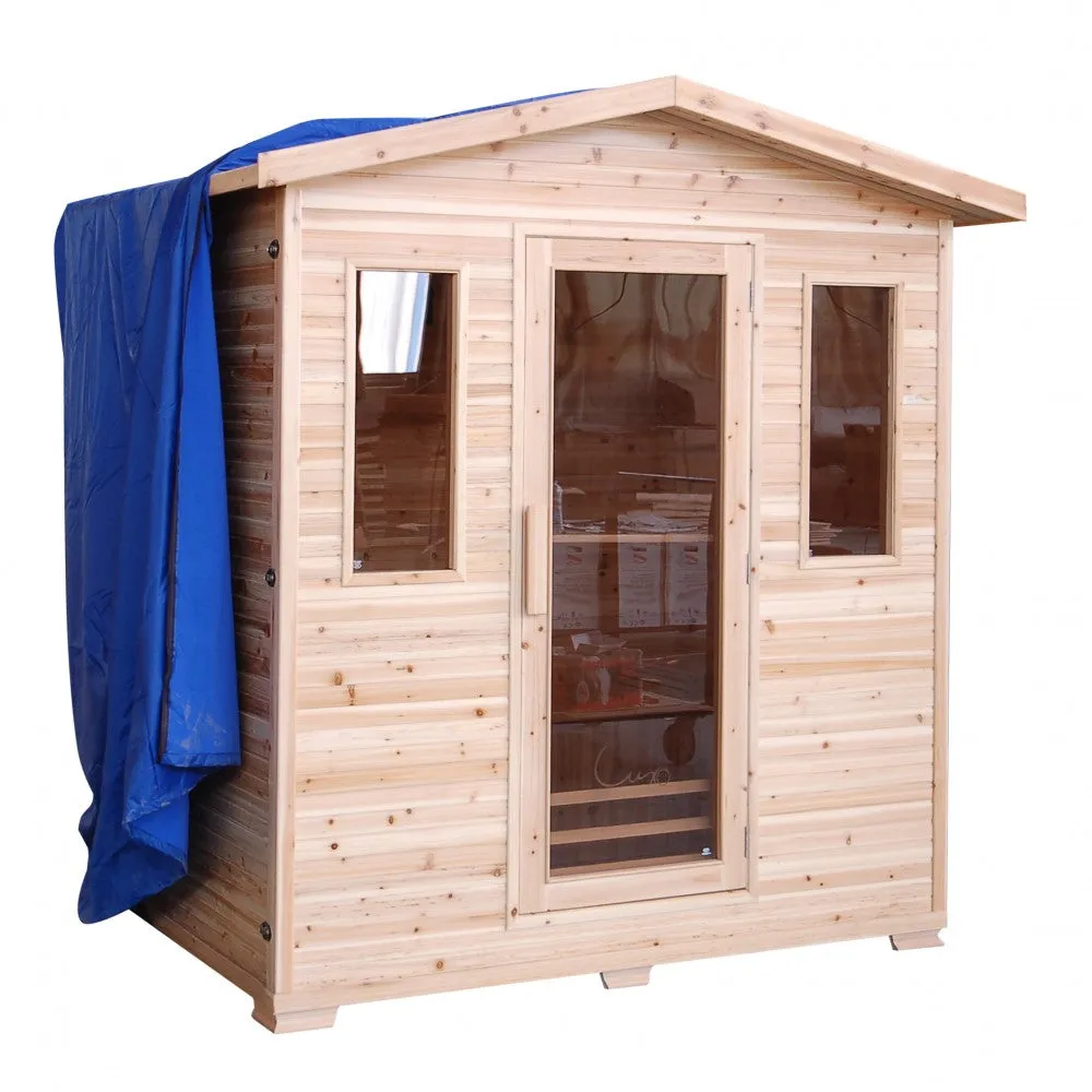 SunRay 3 Person Outdoor Sauna w/Ceramic Heater - HL300D