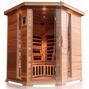 SunRay Bristol Bay 4-Person Cedar Infrared Sauna - HL400KC