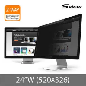 SVIEW SPFAG2-24W 抗藍光螢幕防窺片 (520x326mm) Sview Privacy Screen Filter with Blue light cut for 24" Monitors (16 : 10)