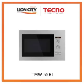 Tecno Uno TMW 55BI Built-in Microwave Oven with Grill Stainless Steel 25L, 900W Microwave, 1200W Grill
