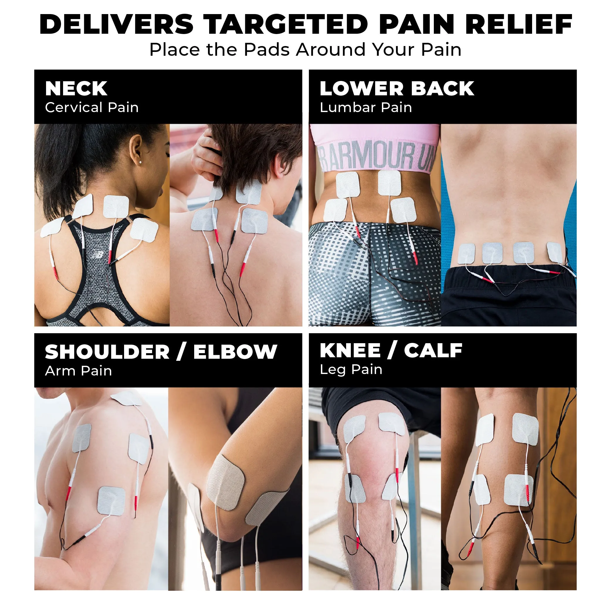 TENS 7000 Elite Rechargeable TENS Unit Muscle Stimulator and Pain Relief Machine