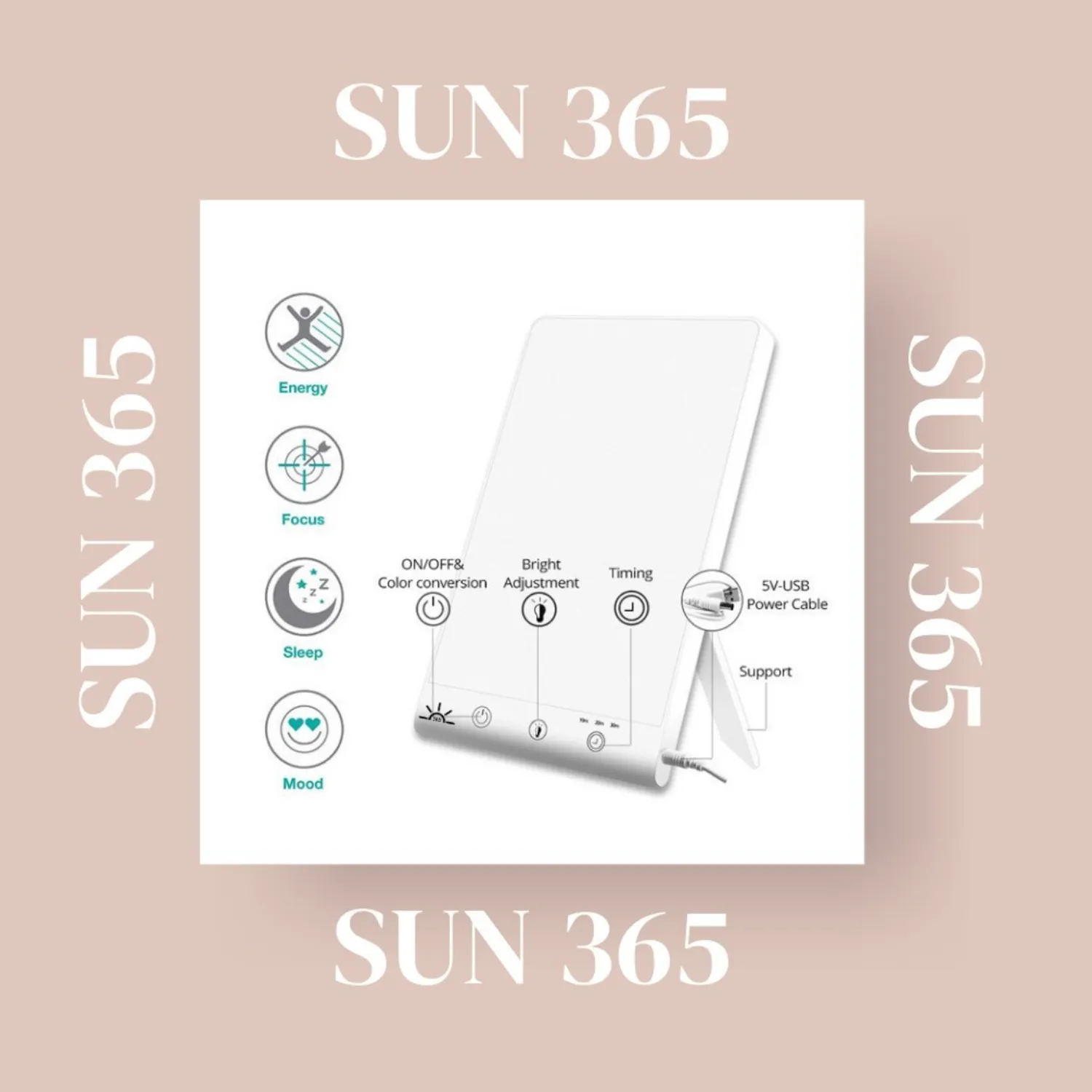 The Sun 365 Light Therapy Lamp