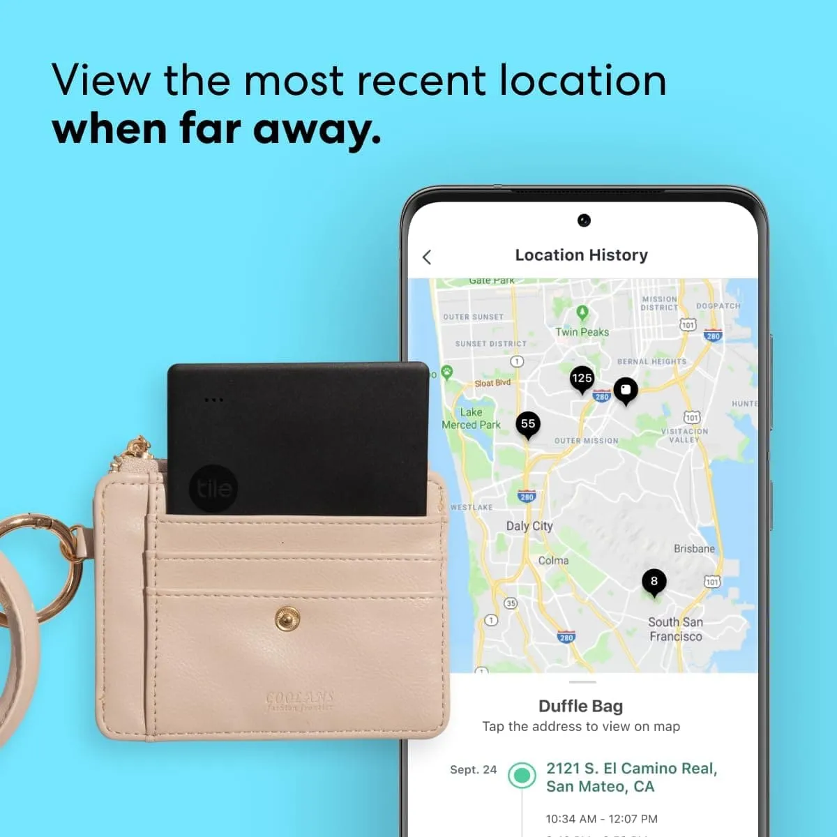 Tile Slim (2022) - Bluetooth Tracker for Wallets & Devices | Compatible with Alexa, Google Home, iOS & Android - Black