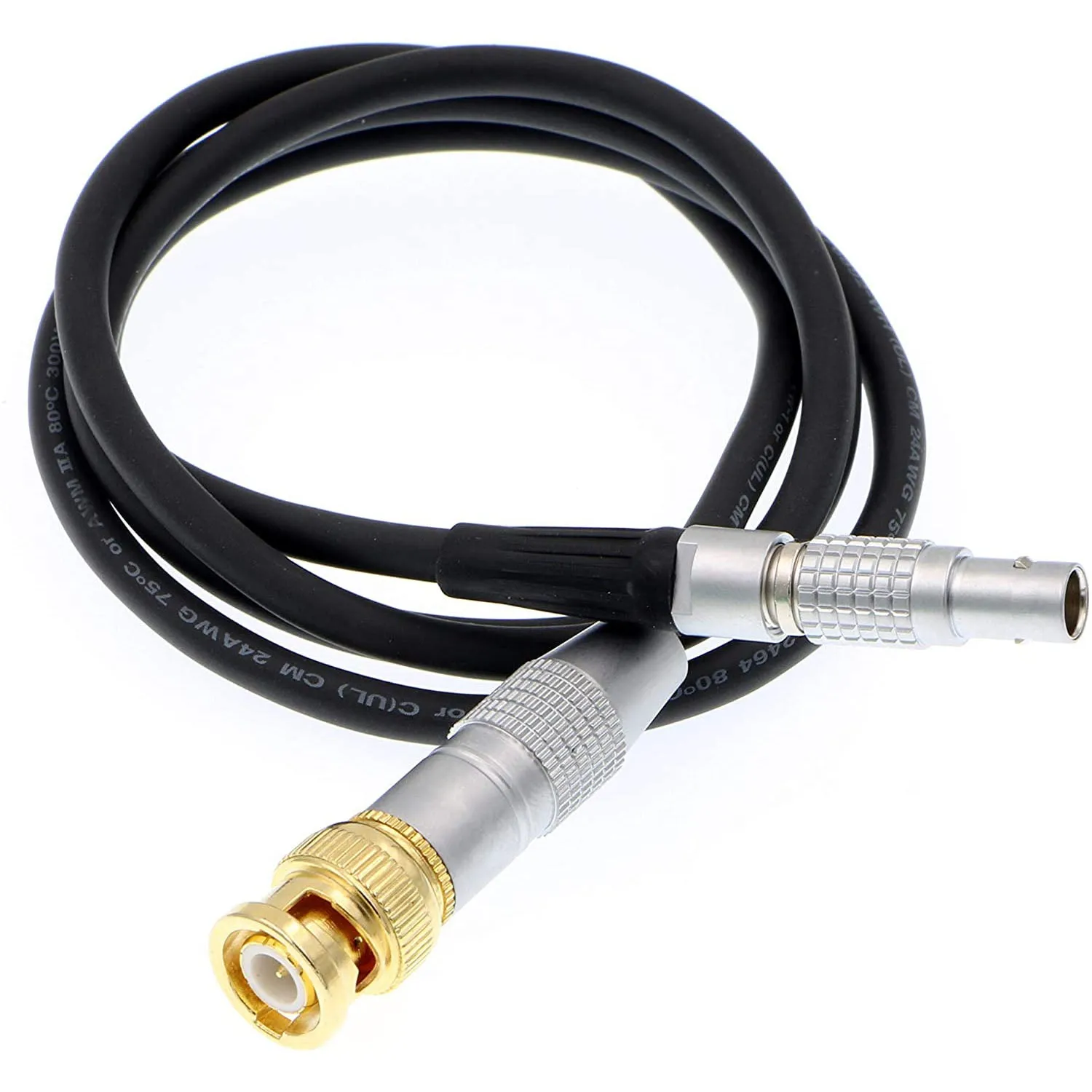 Time Code TC Cable BNC Male to 0B 5 Pin Plug Cable for ARRI Alexa Sound Devices