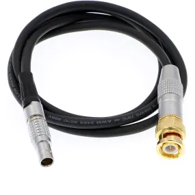 Time Code TC Cable BNC Male to 0B 5 Pin Plug Cable for ARRI Alexa Sound Devices