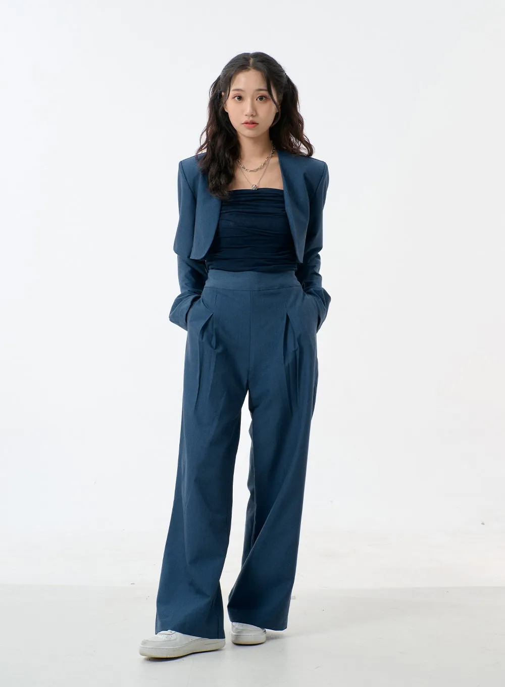 Tube Top And Two Piece Suit Set BJ326