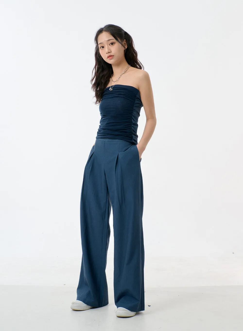 Tube Top And Two Piece Suit Set BJ326