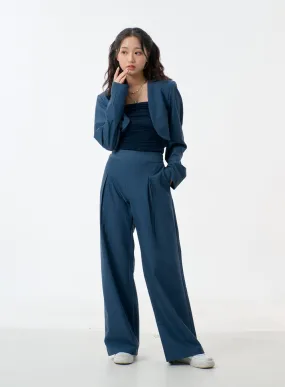 Tube Top And Two Piece Suit Set BJ326