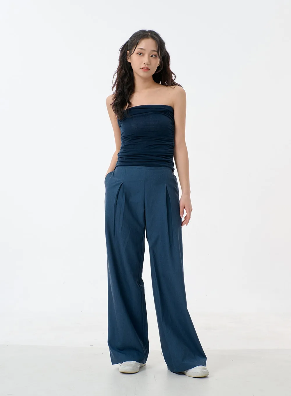 Tube Top And Two Piece Suit Set BJ326