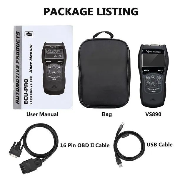 Universal Car Fault Reader Code Scanner Diagnostic Tool OBD 2 SCAN Reset Tool