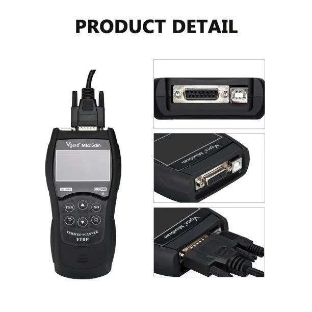 Universal Car Fault Reader Code Scanner Diagnostic Tool OBD 2 SCAN Reset Tool